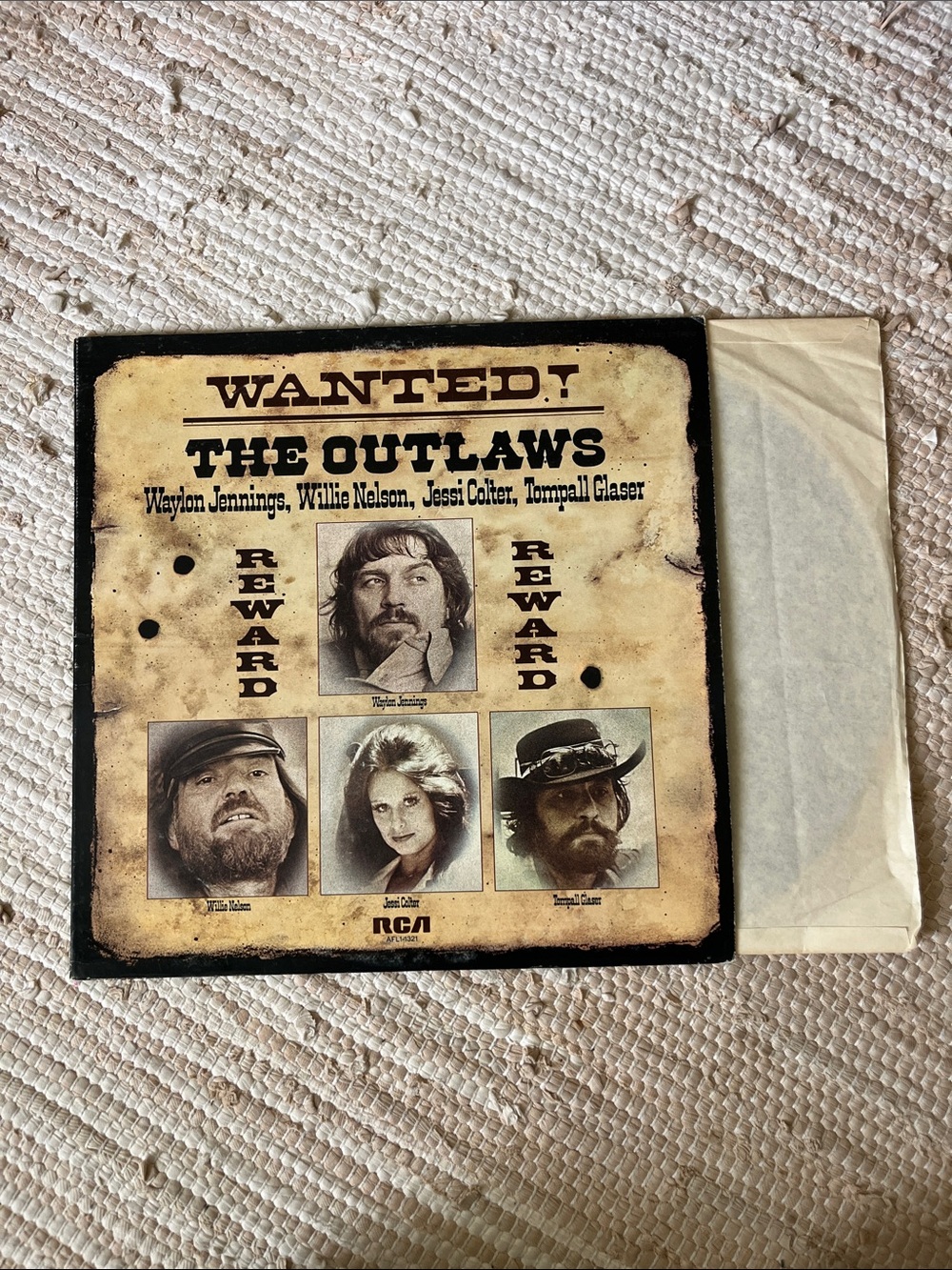 The Outlaws 'Wanted' Vintage vinyl